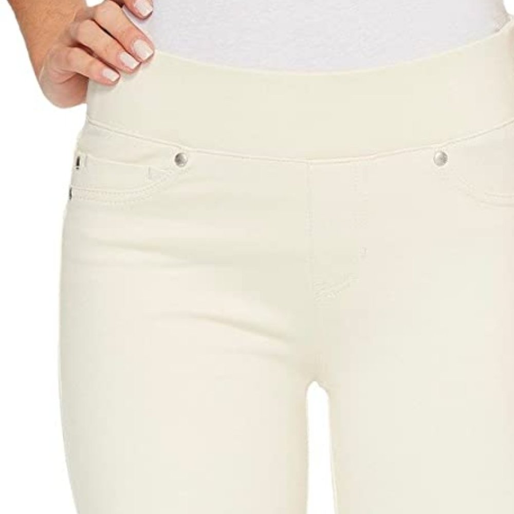Liverpool Jeans Company Women's 8/29 Jeans Whisper White Stretch Comfy!